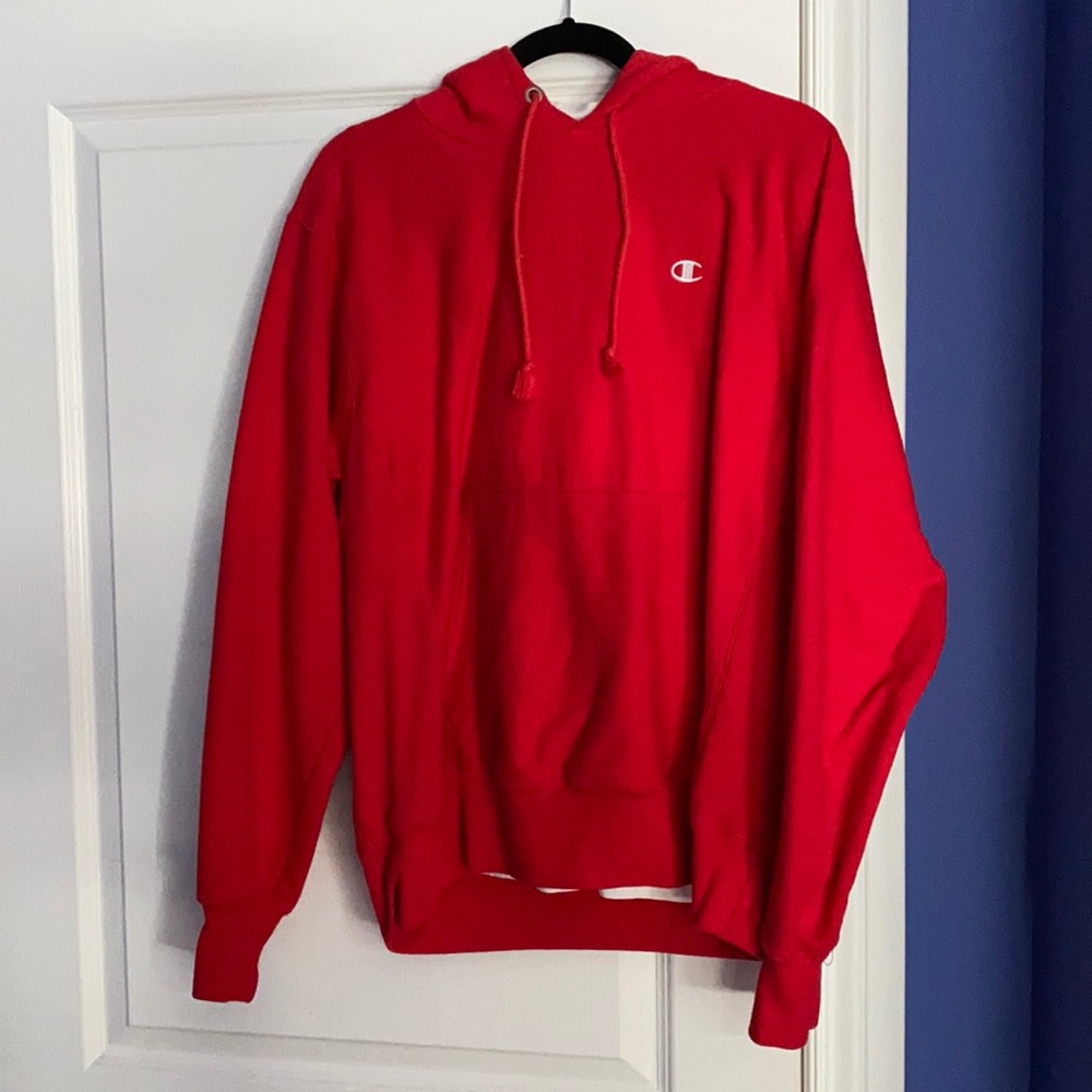 Champion unisex red hoodie